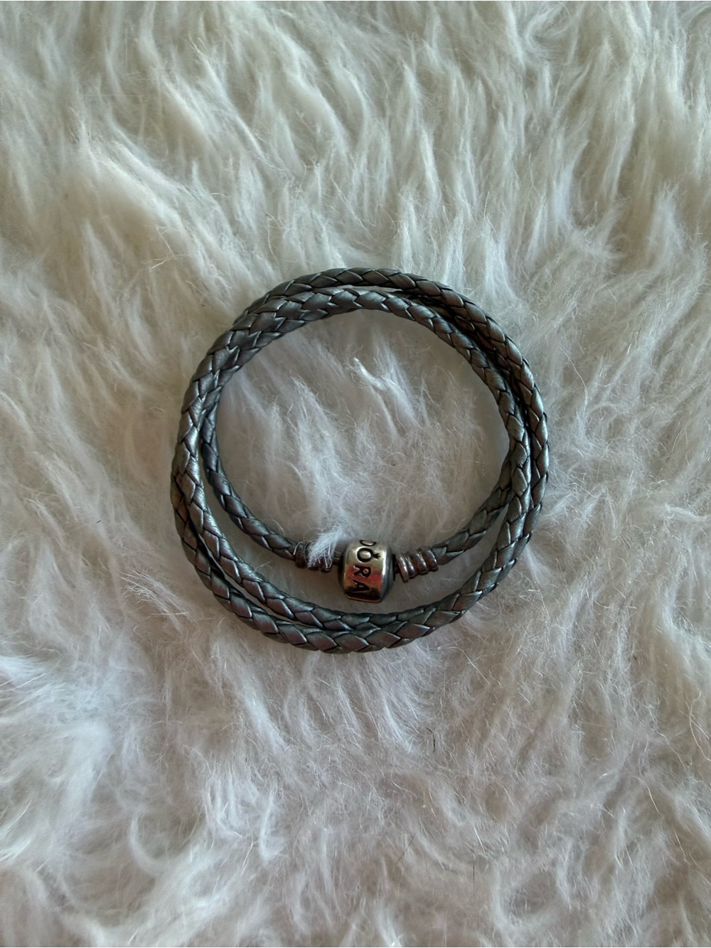 Pandora Triple Wrap Leather Bracelet
